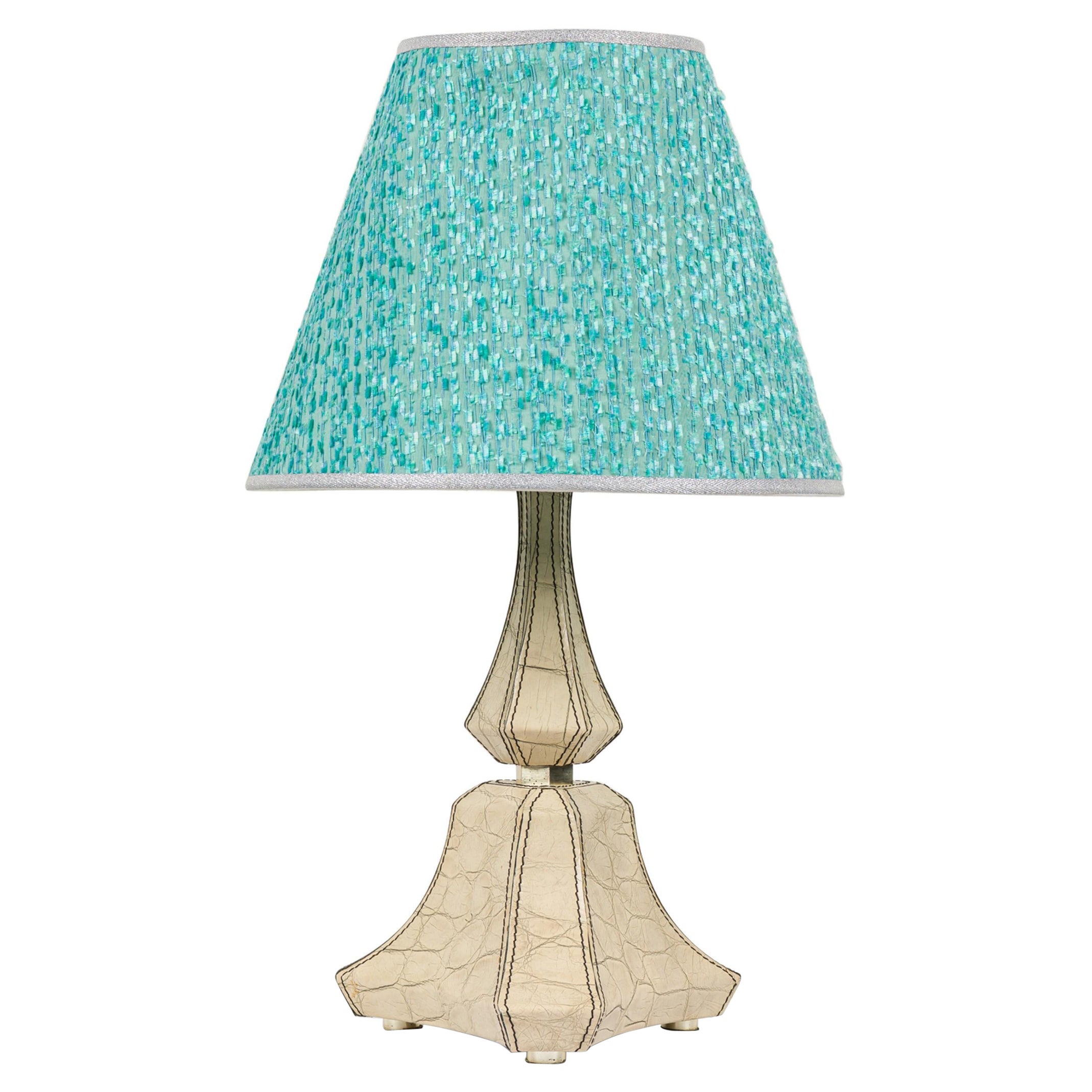 Embossed Leather Lamp