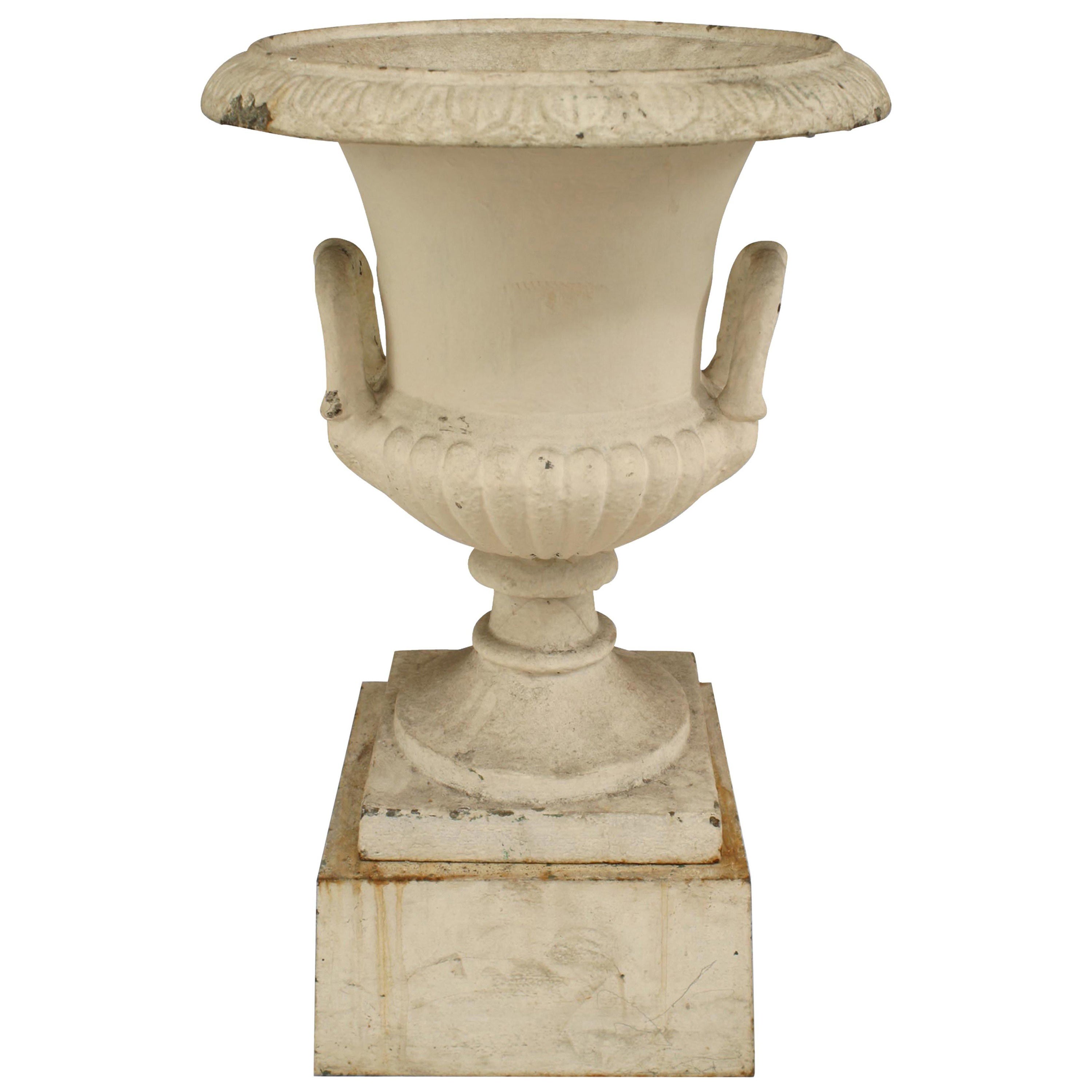 Outdoor Victorian Iron Urn