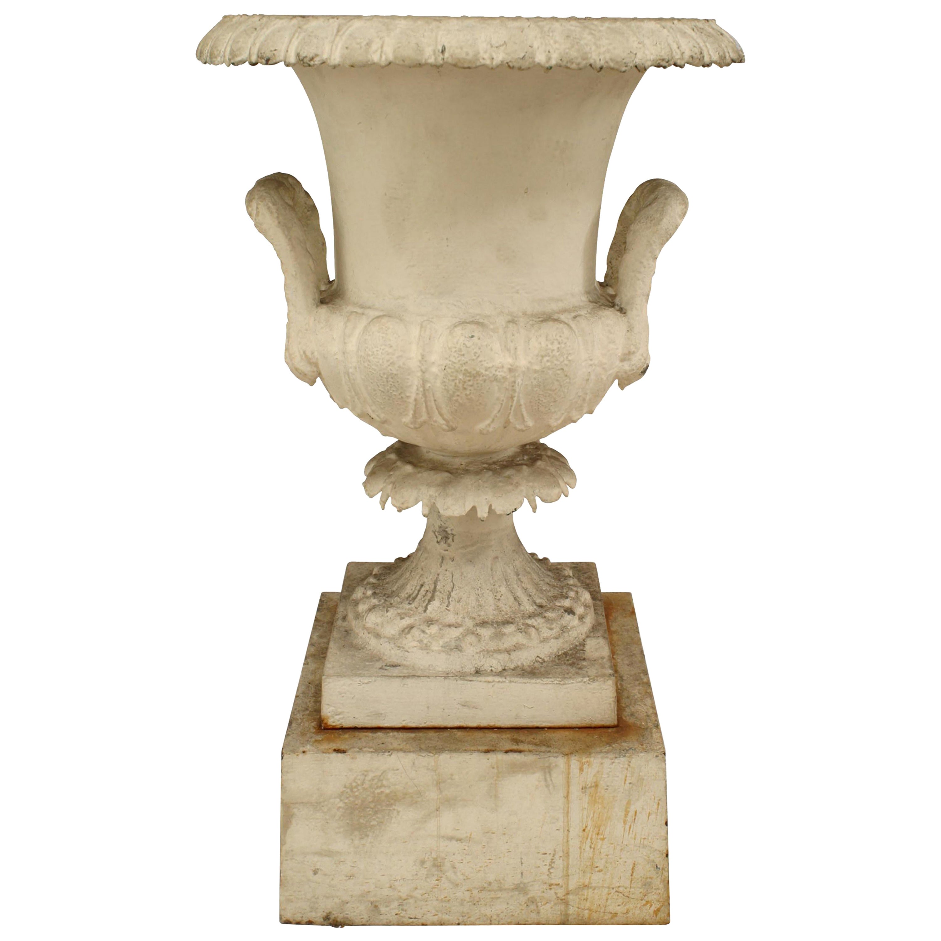 Outdoor Victorian Iron Urn