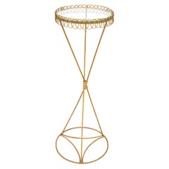Italian Gold Metal Pedestal