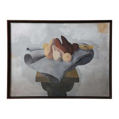 Jorge Castillo Pintura contemporánea americana de bodegón de frutas