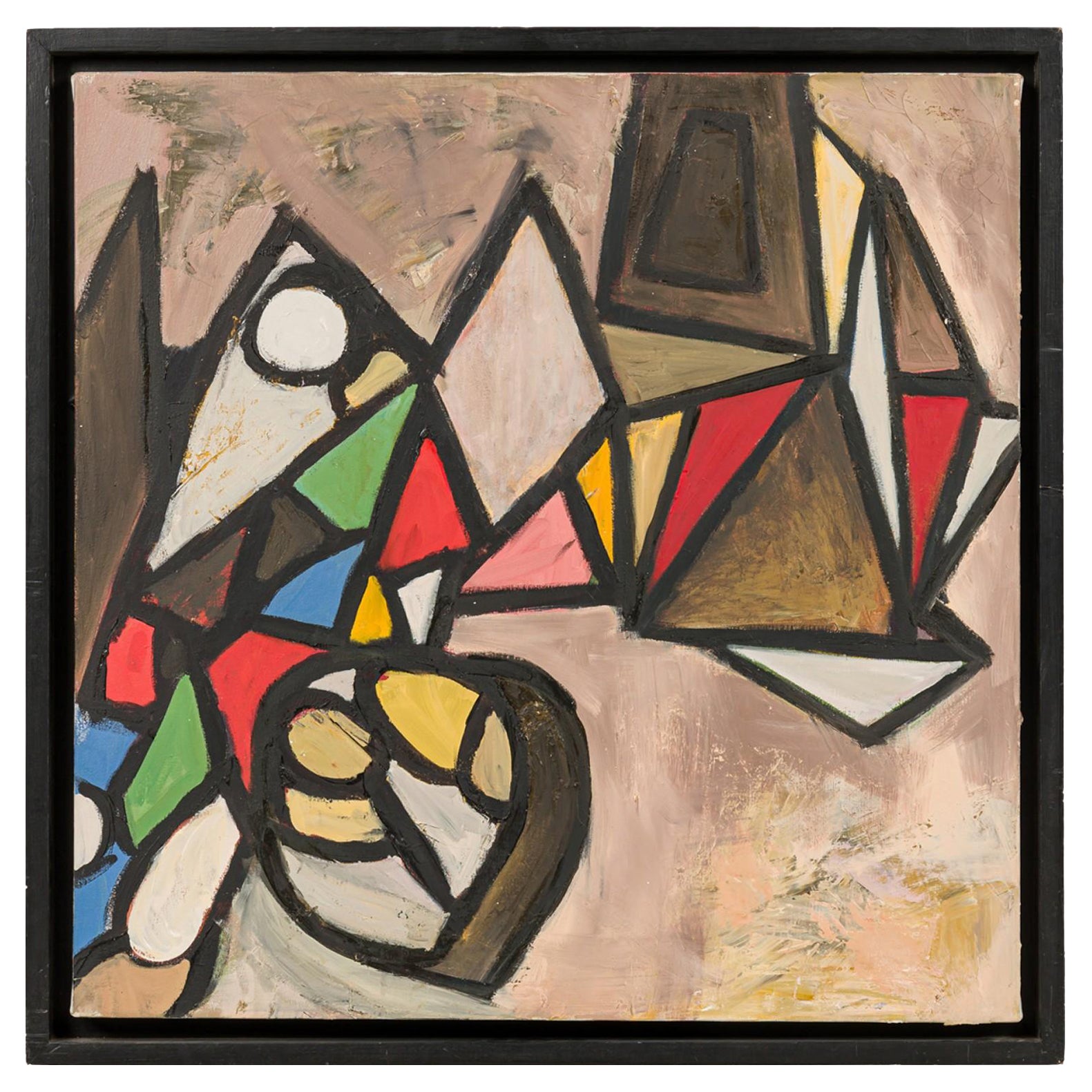 Copia della pittura astratta a triangolo