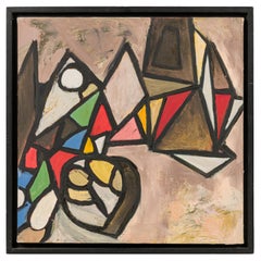 Copia della pittura astratta a triangolo