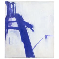 copie de la peinture expressionniste abstraite bleue