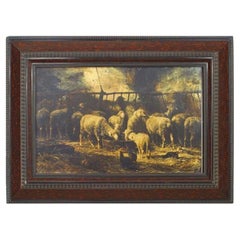 Herd of Sheep Painting