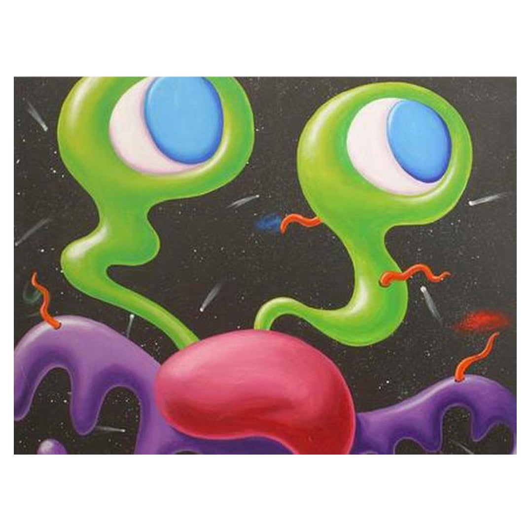 Pittura astratta multicolore