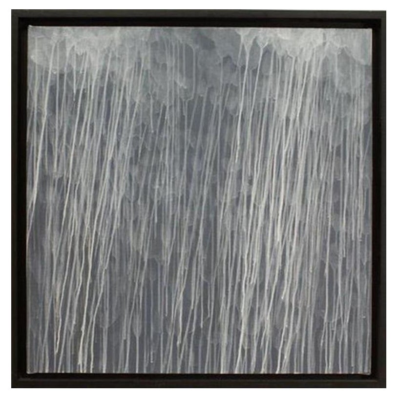 Peinture abstraite grise