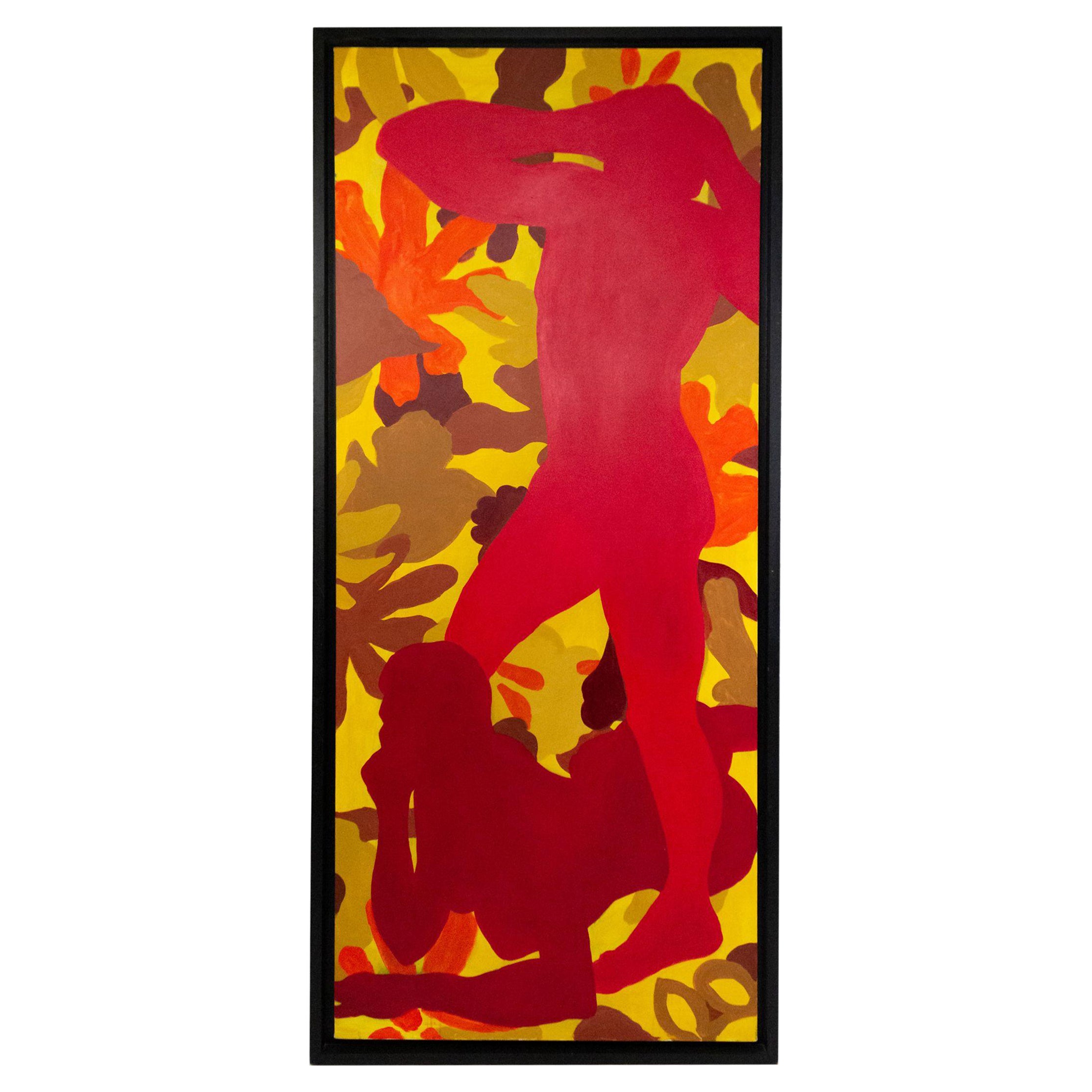 American Abstract Pop Art Oil Painting