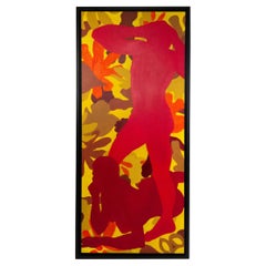 American Abstract Pop Art Oil Painting