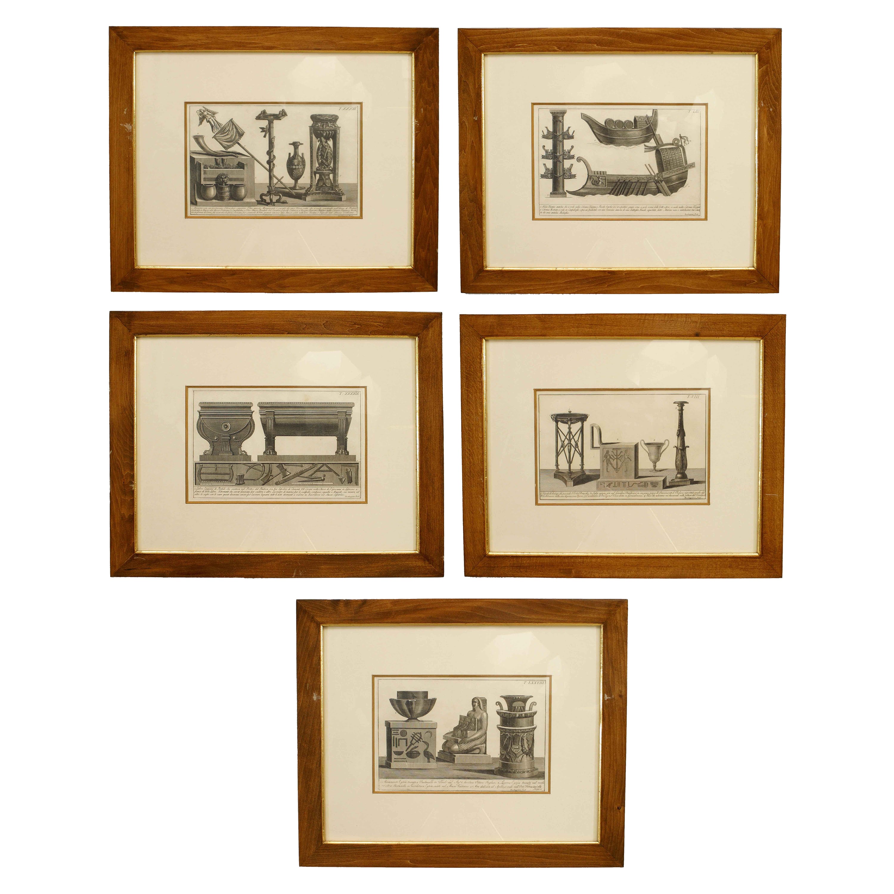 Italian Neo-Classic Military Objects Print