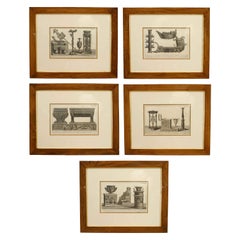 Italian Neo-Classic Military Objects Print
