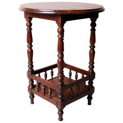British Colonial Two-Tiered Occasional Table