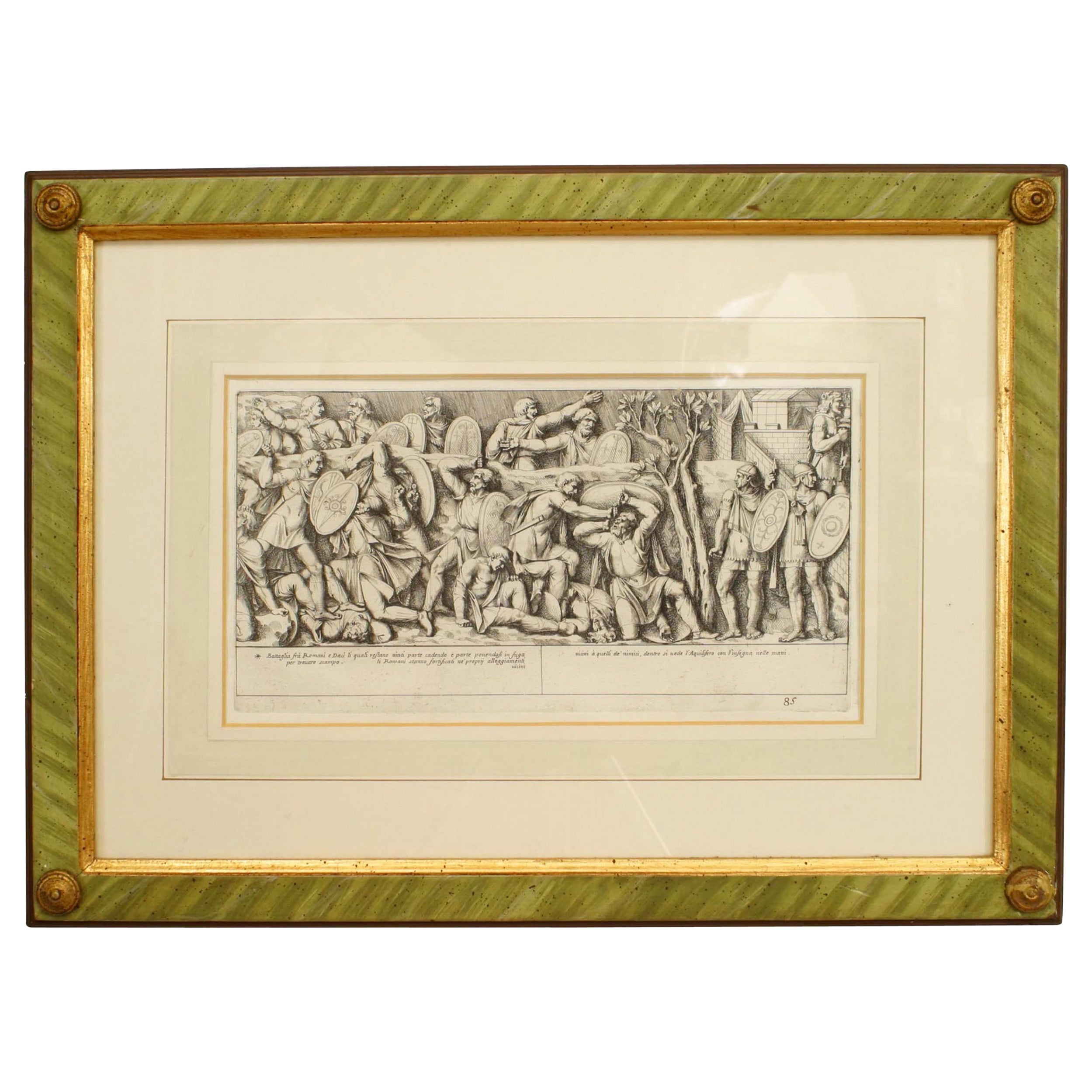 Neo-Classic Roman Historical Scene Print For Sale
