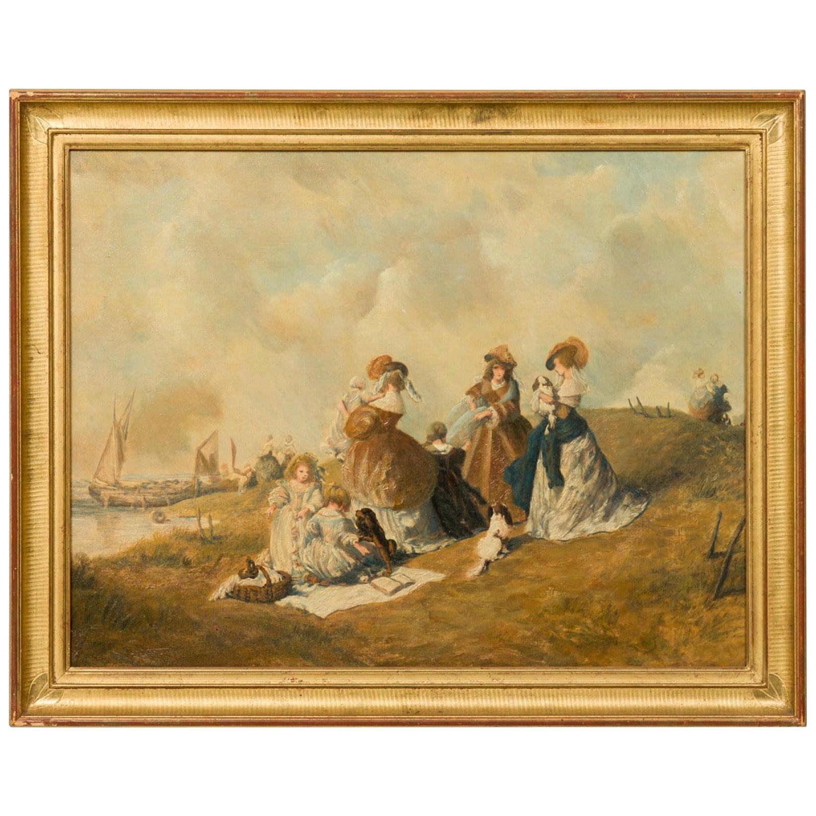 Sea Shore Picnic Scene