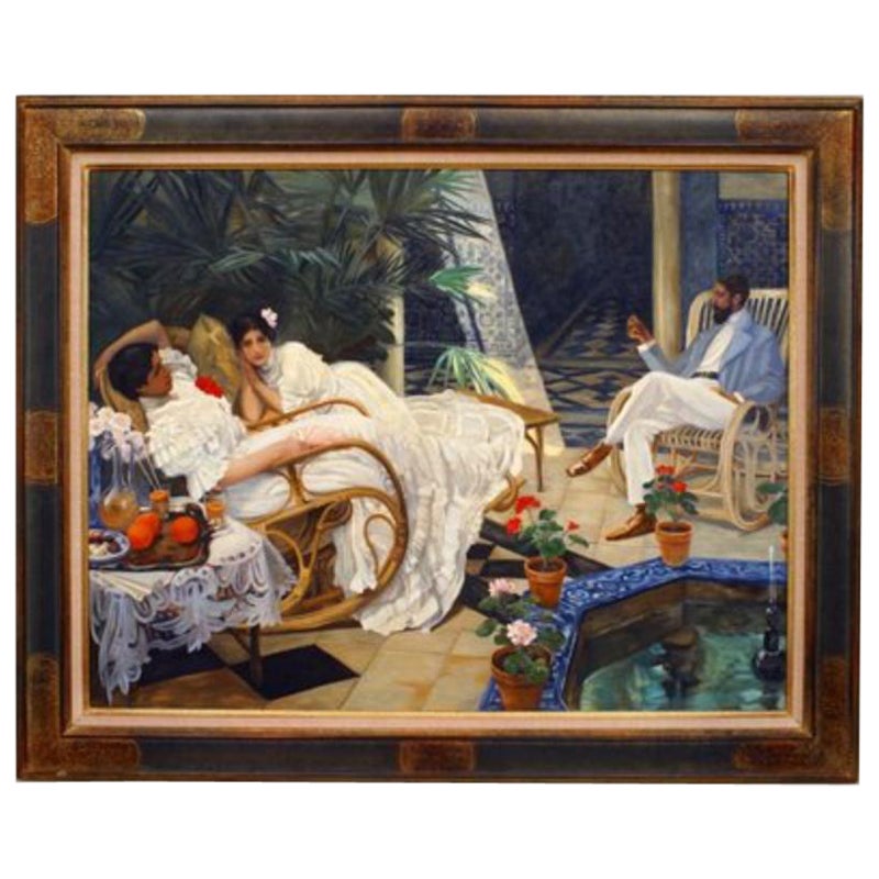 Peinture d'une journée d'été