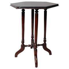 British Colonial Hexagonal Occasional Table