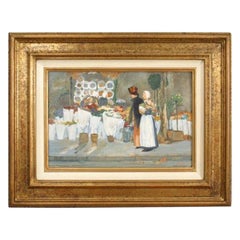 Quadro di strada impressionista