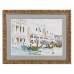 From the Gondola Watercolor