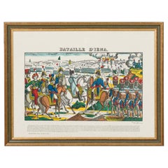 Print of "Battle Of Iena" Depicting Napoleon's Defeat