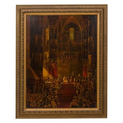 Quadro del matrimonio di Napoleone e Giuseppina