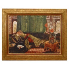 Orientalist Painting of Harem Girl