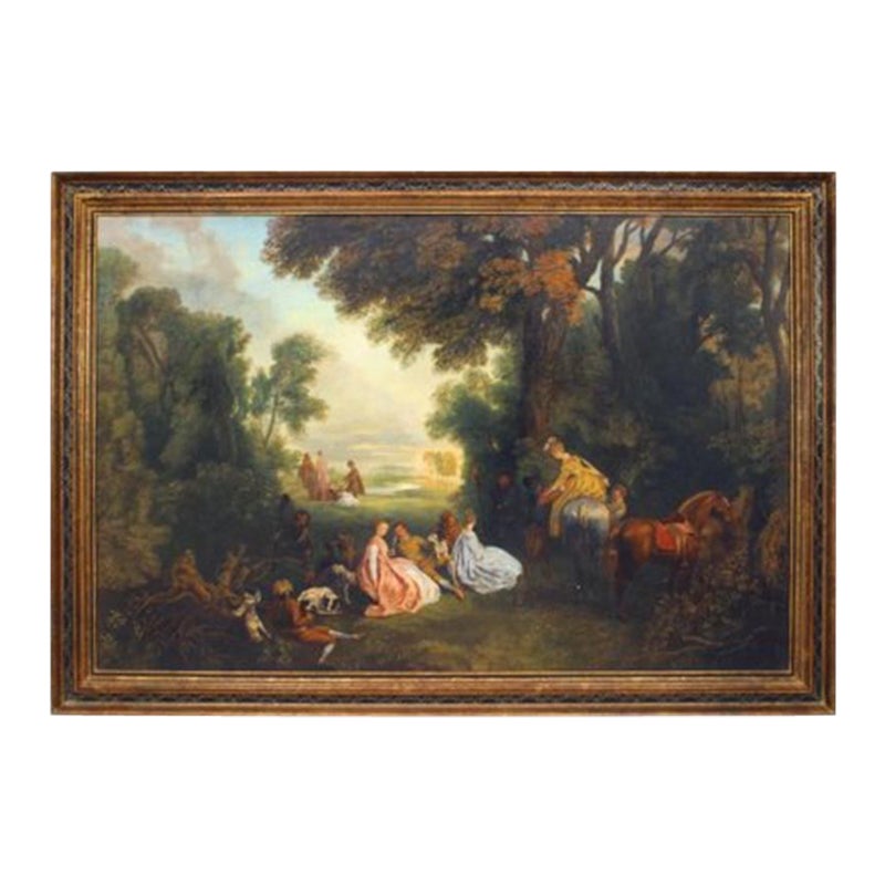Paisaje "Retorno del Cazador" en venta