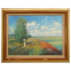 Paysage "Champ de coquelicots