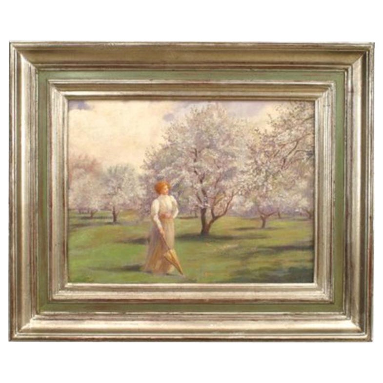 Landscape of Women in an Orchard
