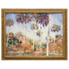 Paysage de palmiers