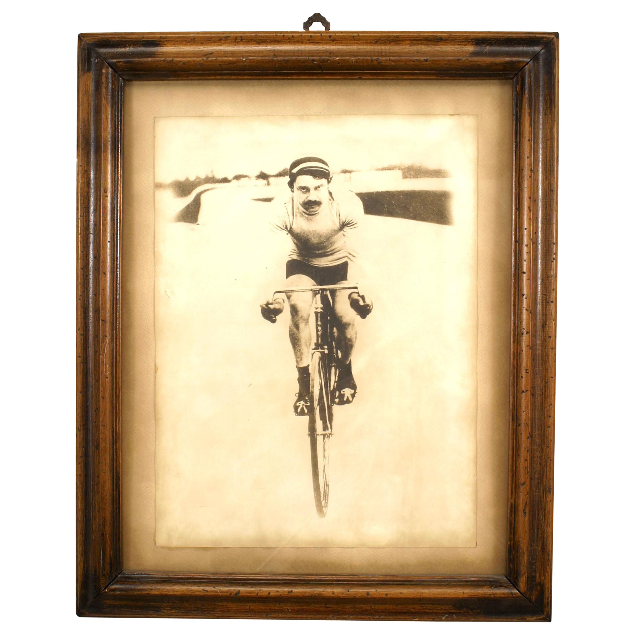 Racing Bicyclist Photograph
