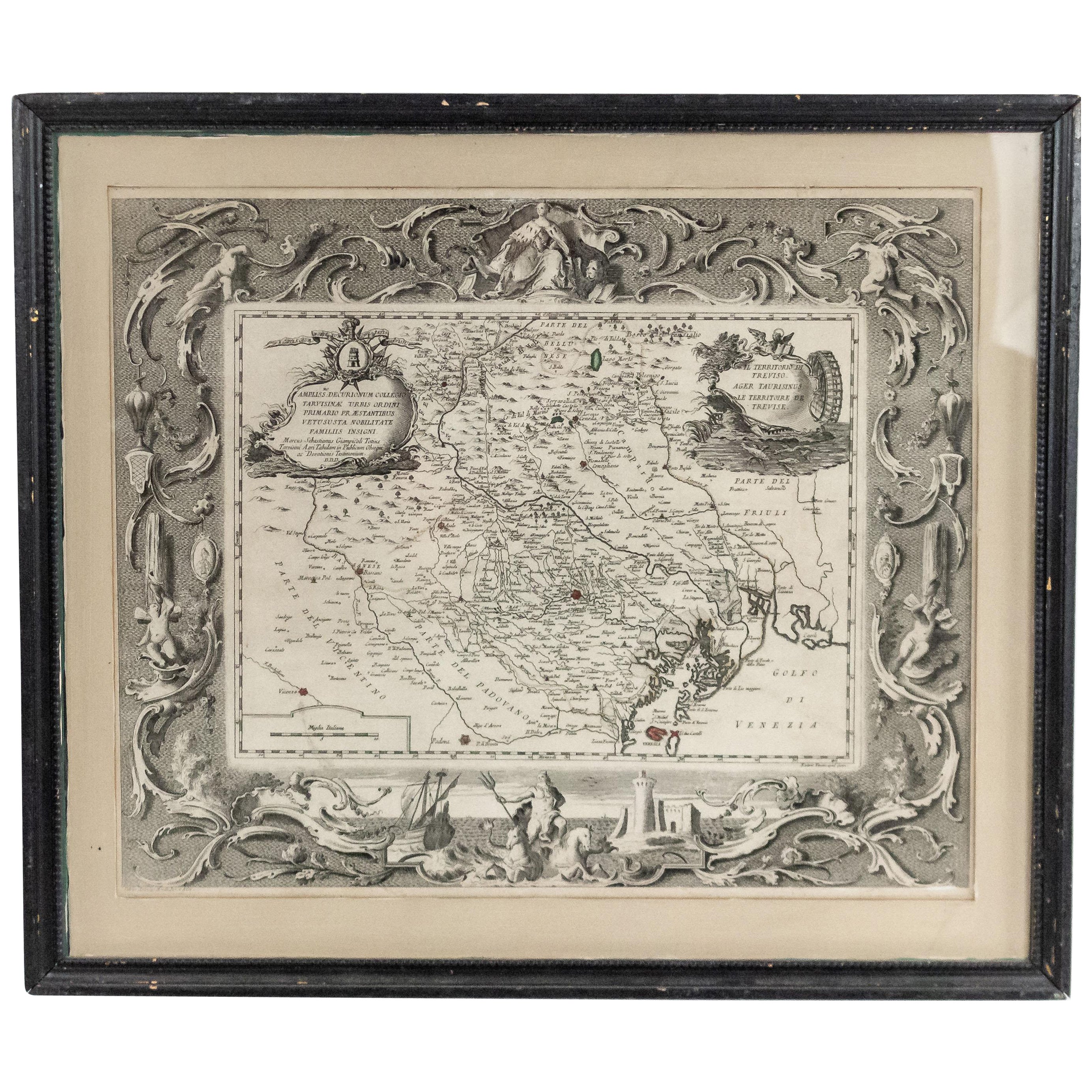 Carte d'Italie néo-classique