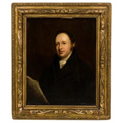 Portrait d'un homme fédéral américain en noir