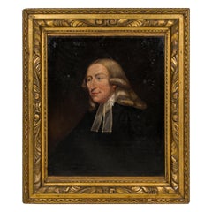 Ritratto di uomo georgiano inglese in nero
