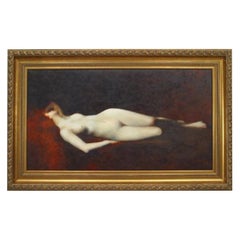 Retrato de mujer desnuda durmiendo