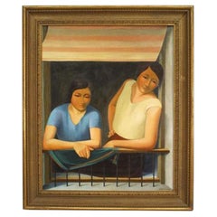 Ritratto di due ragazze alla finestra