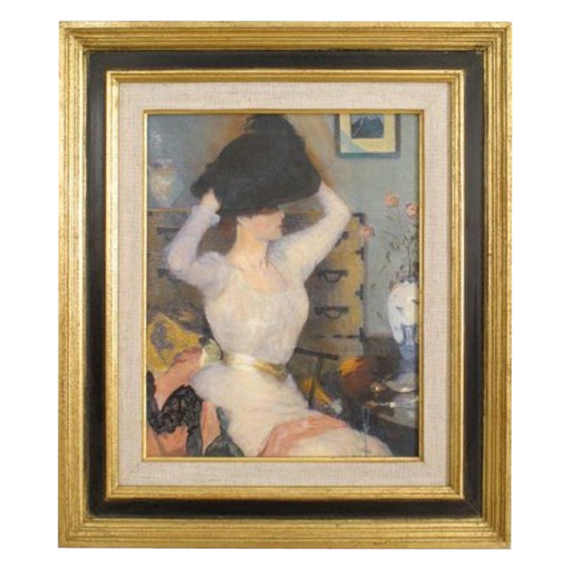 Il ritratto del cappello nero