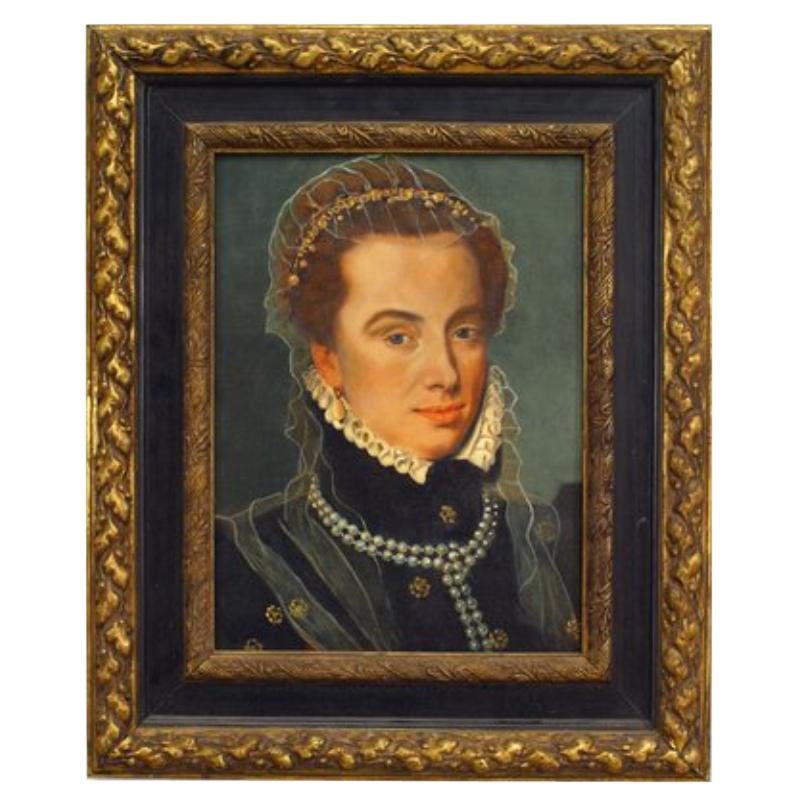 Collared Woman Portrait