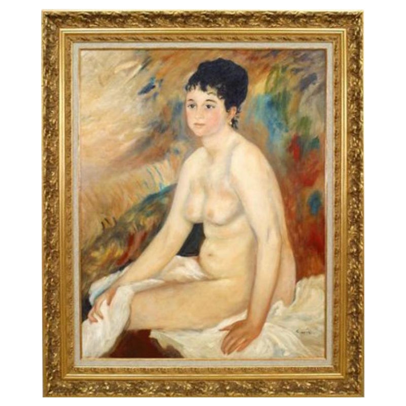 Donna bagnante dopo il bagno Ritratto