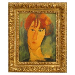 Jeune Femme Rouse Portrait