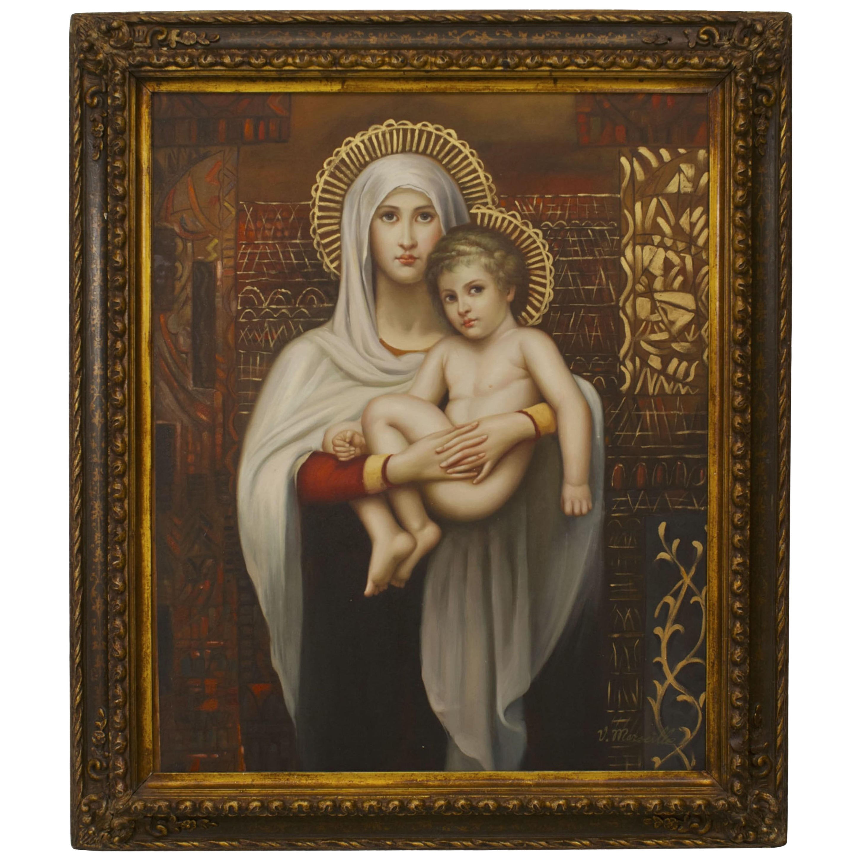 Italian Renaissance Madonna & Child Painting