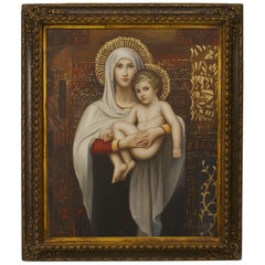 Italian Renaissance Madonna & Child Painting