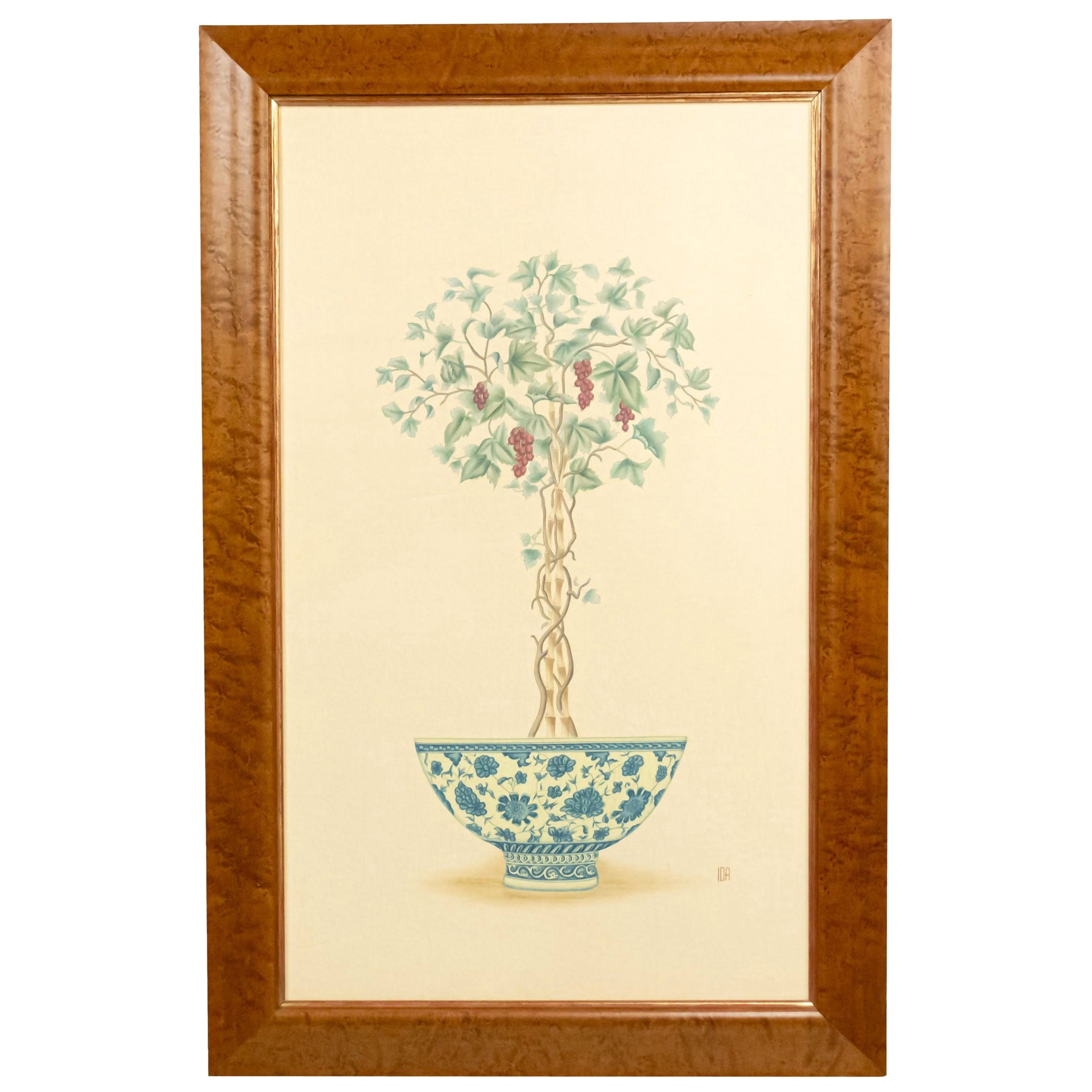 English Victorian Fruit Tree Painting