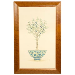 English Victorian Fruit Tree Painting