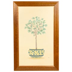 English Victorian Fruit Tree Painting