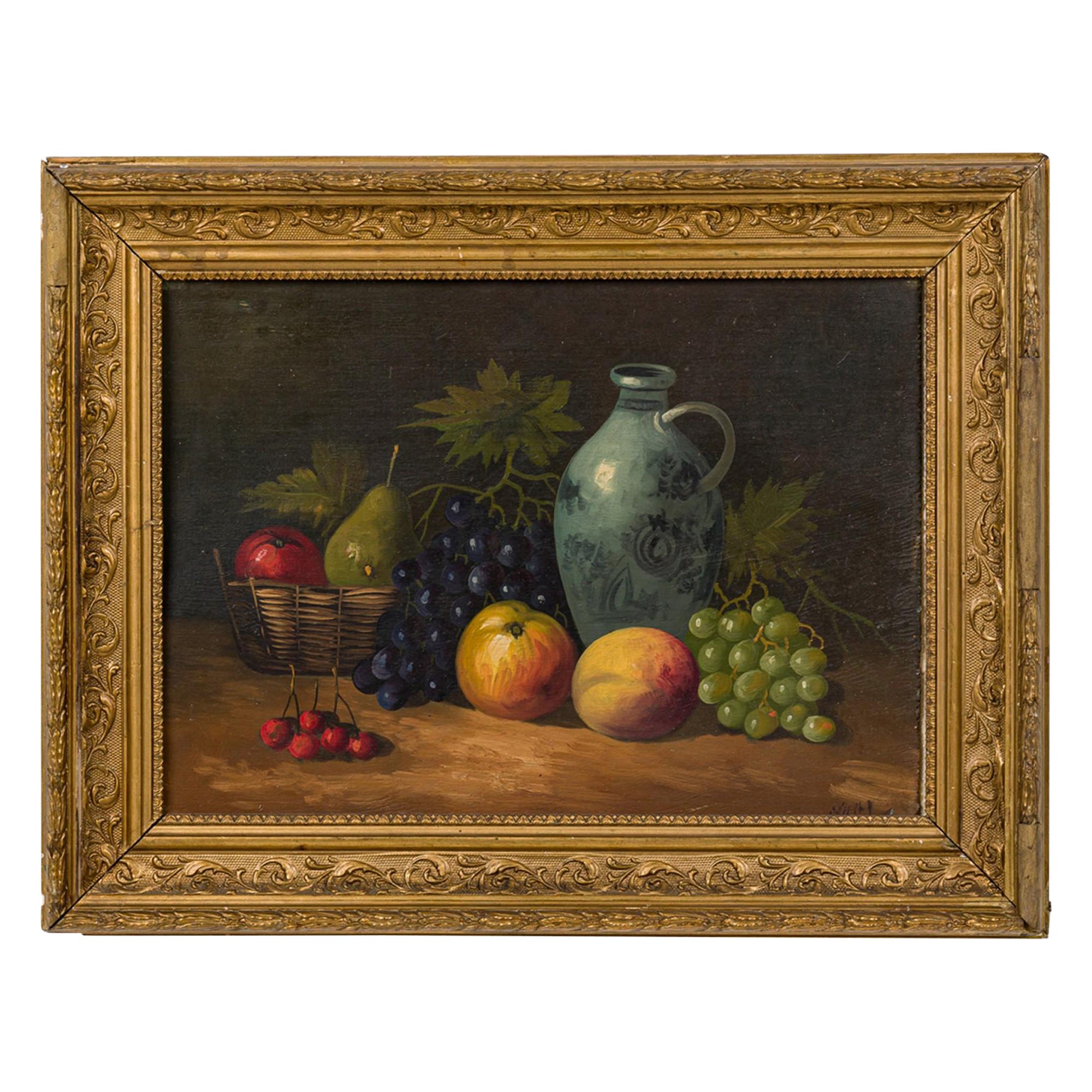 Bodegón frutal de estilo renacentista italiano