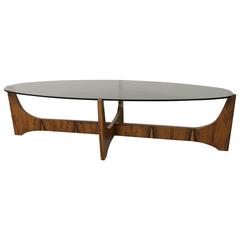 Hugues Poignant Rosewood Coffee Table