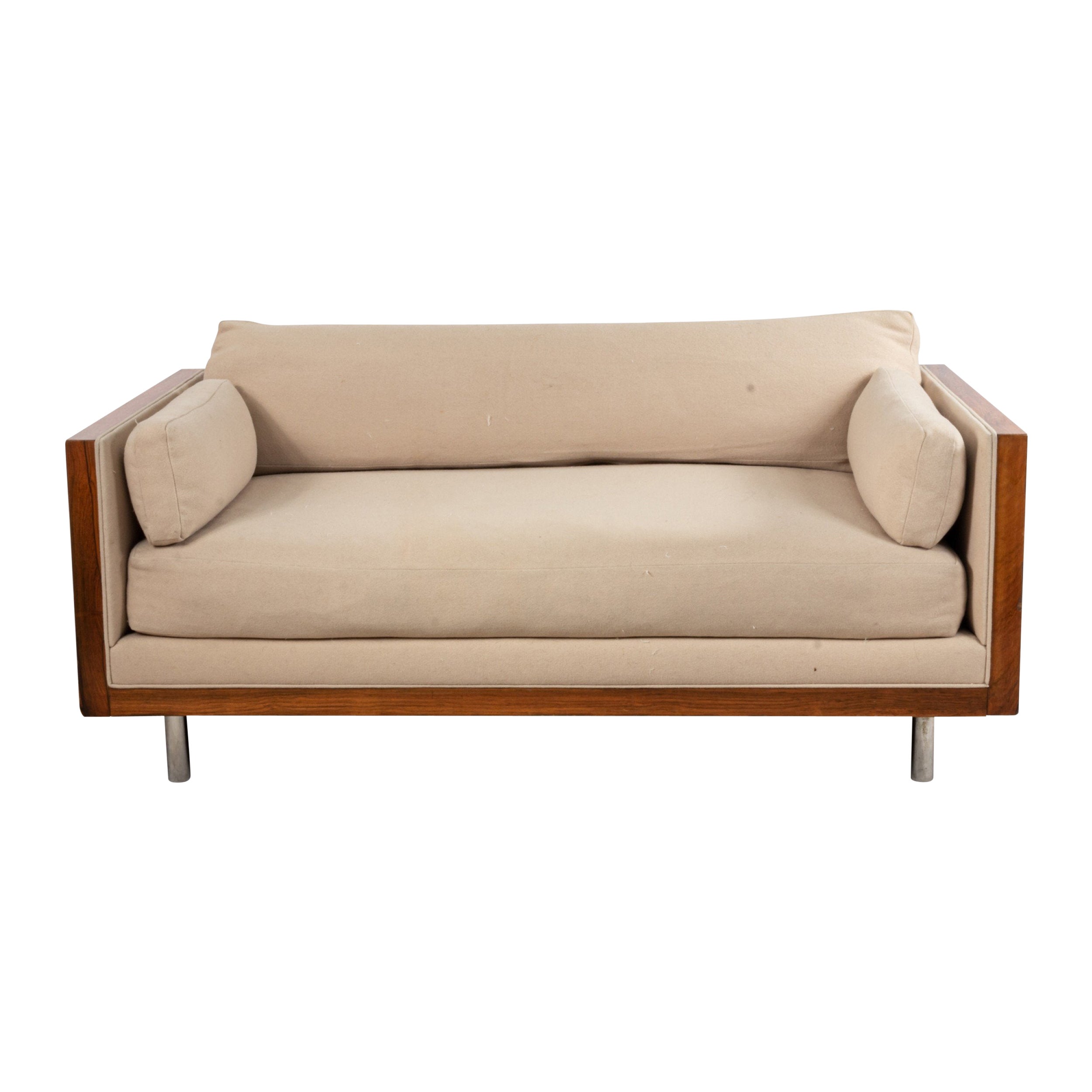 American Post-War Rosewood Loveseat For Sale