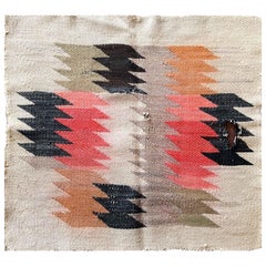 Antique baby Navajo Rug, AS IS