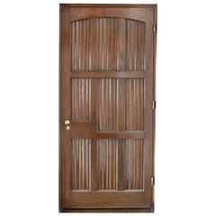 1920s Oak Linen Fold Doors
