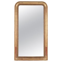 Early 20th c. French Louis Philippe Style Gilded Mirror